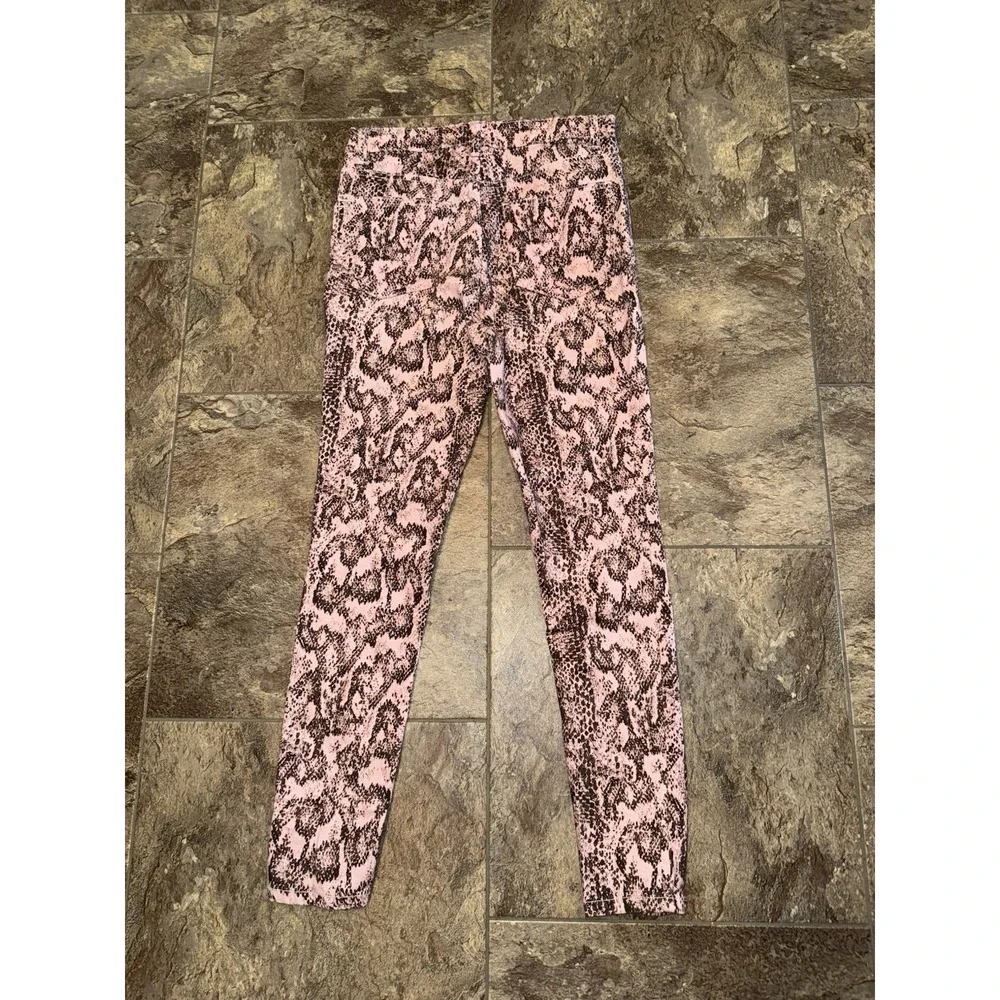 Snake Print Pink BDG Twig High-Rise Skinny Jeans Women Size 27 Urban‎ Outfitters